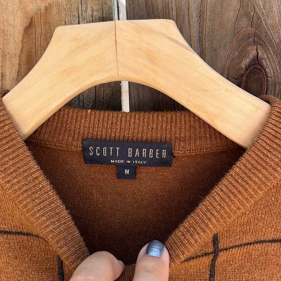 Scott Barber Crewneck Sweater. Made in Italy. Size M - Picture 3 of 10